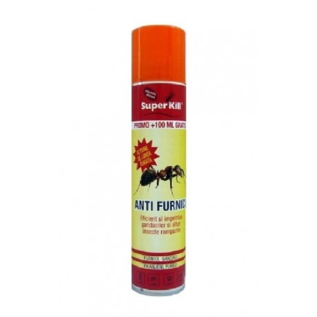 Super Kill (400 ml) - Insecticid aerosol impotriva furnicilor si altor insecte 